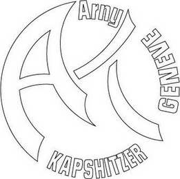 ARNY KAPSHITZER GENEVE A logo