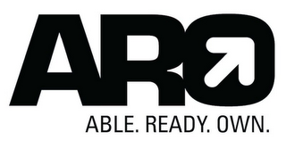 ARO ABLE. READY. OWN. logo