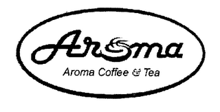 AROMA AROMA COFFEE & TEA logo