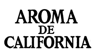 AROMA DE CALIFORNIA logo
