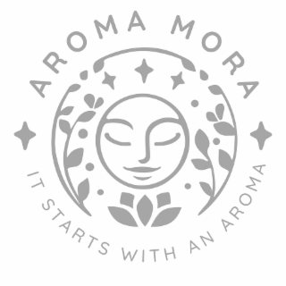 AROMA MORA IT STARTS WITH AN AROMA logo