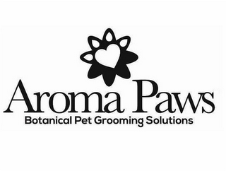 AROMA PAWS BOTANICAL PET GROOMING SOLUTIONS logo