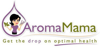 AROMAMAMA GET THE DROP ON OPTIMAL HEALTH logo