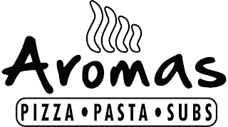AROMAS PIZZA· PASTA· SUBS logo