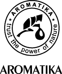 * AROMATIKA * TRUST THE POWER OF NATURE AROMATIKA logo