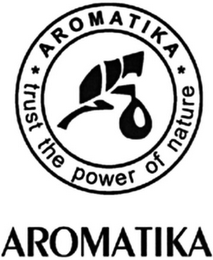 AROMATIKA TRUST THE POWER OF NATURE AROMATIKA logo