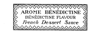 AROME BENEDICTINE FLAVOUR FRENCH DESSERTSAUCE logo