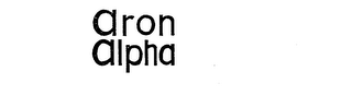 ARON ALPHA logo