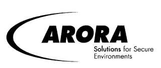ARORA SOLUTIONS FOR SECURE ENVIRONMENTS logo