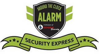 AROUND THE CLOCK ALARM A DIVISION OF GENERAL SECURITY SECURITY EXPRESS logo