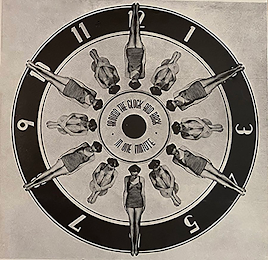 AROUND THE CLOCK AND BACK IN ONE MINUTE 1 2 3 4 5 6 7 8 9 10 11 12 logo