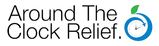 AROUND THE CLOCK RELIEF. logo