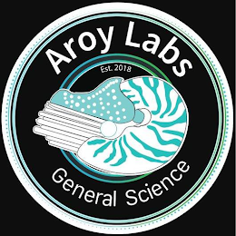 AROY LABS EST. 2018 GENERAL SCIENCE logo
