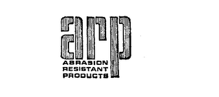 ARP ABRASION RESISTANT PRODUCTS logo