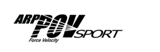 ARP POV SPORT FORCE VELOCITY logo