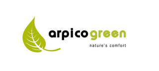 ARPICOGREEN NATURE'S COMFORT logo