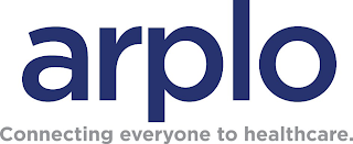 ARPLO CONNECTING EVERYONE TO HEALTHCARE. logo