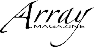 ARRAY MAGAZINE logo