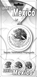 ARRIBA MEXICO PREPAID PHONE CARD logo