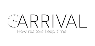ARRIVAL HOW REALTORS KEEP TIME logo