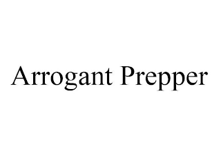 ARROGANT PREPPER logo