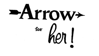 ARROW FOR HER logo