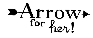 ARROW FOR HER! logo