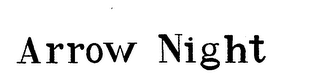 ARROW NIGHT logo