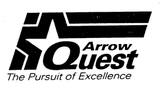 ARROW QUEST THE PURSUIT OF EXCELLENCE logo