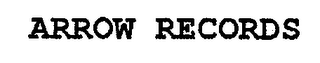 ARROW RECORDS logo