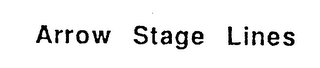 ARROW STAGE LINES logo