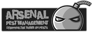 ARSENAL PEST MANAGEMENT DROPPING THE BOMB ON PESTS logo