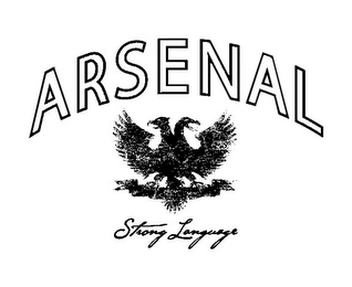 ARSENAL STRONG LANGUAGE logo
