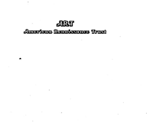 ART AMERICAN RENAISSANCE TRUST logo