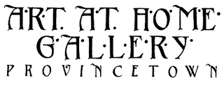 ART AT HOME GALLERY PROVINCETOWN logo