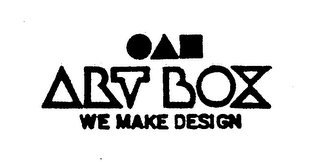 ART BOX WE MAKE DESIGN logo