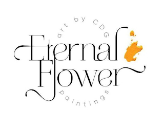 ART BY CDG ETERNAL FLOWER PAINTINGS logo