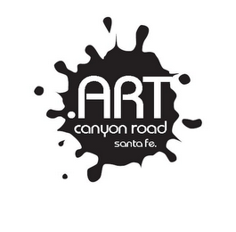 .ART CANYON ROAD SANTAFE. logo
