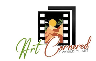 ART CORNERED A WORLD OF ART logo