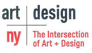 ART DESIGN NY THE INTERSECTION OF ART + DESIGN logo