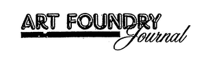 ART FOUNDRY JOURNAL logo