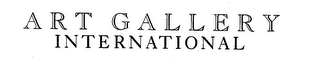 ART GALLERY INTERNATIONAL logo