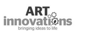ART INNOVATIONS BRINGING IDEAS TO LIFE logo