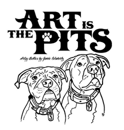ART IS THE PITS ARTSY BULLIES BY JAMIE SCHWARTZ logo