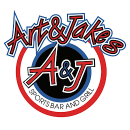 ART & JAKES A & J SPORTS BAR AND GRILL logo