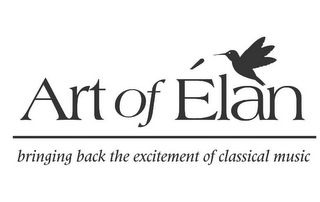 ART OF ELAN BRINGING BACK THE EXCITEMENT OF CLASSICAL MUSIC logo