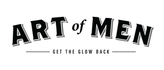 ART OF MEN GET THE GLOW BACK logo