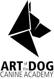 ART OF THE DOG CANINE ACADEMY logo