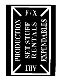 ART PRODUCTION F/X EXPENDABLES SET STUFF RENTALS logo