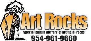 ART ROCKS SPECIALIZING IN THE "ART" OF ARTIFICIAL ROCKS 954-961-9660 logo